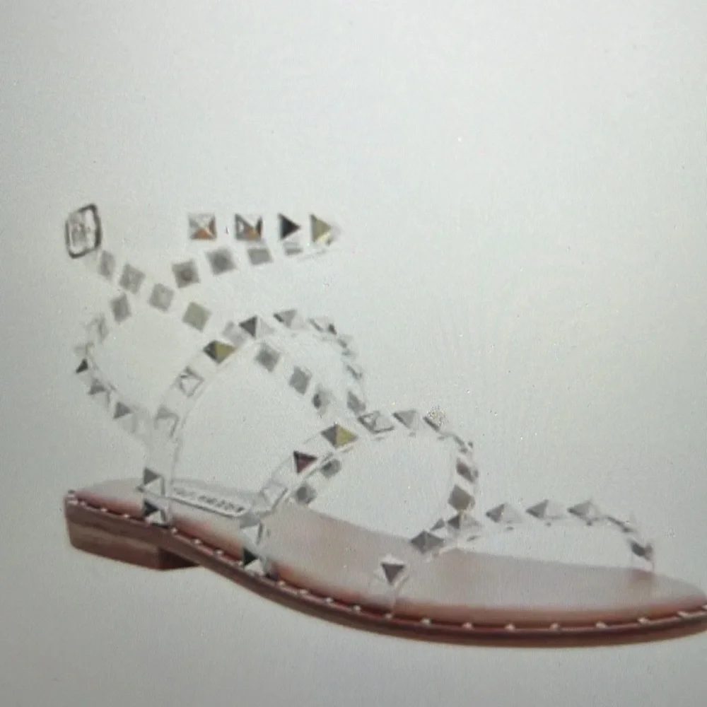 NWOT Brand new! Steve Madden Travel Clear Sandals in Size 7.5. Still in Box - Picture 7 of 15